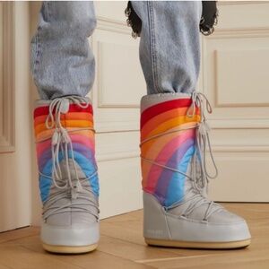 Moon Boot Icon Rainbow Snow Boots
